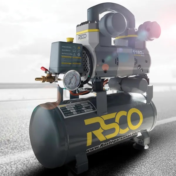 کمپرسور باد RSCO سایلنت 9 لیتری مدل ACWF-10