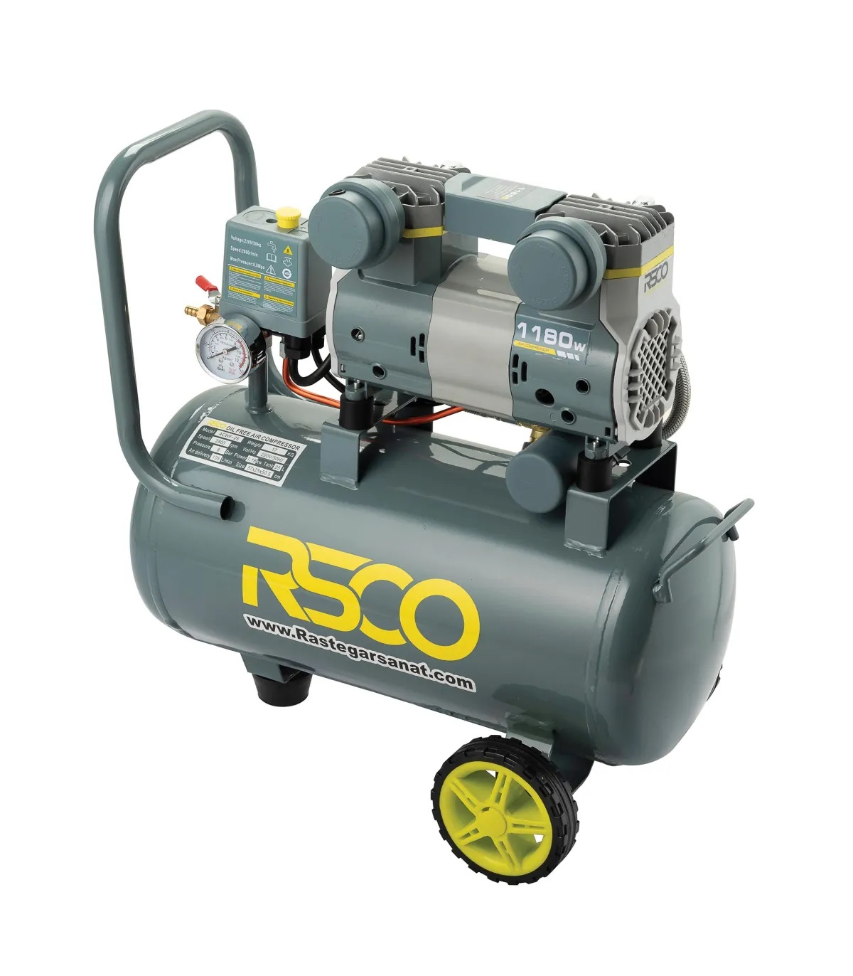 کمپرسور باد RSCO سایلنت 24 لیتری مدل ACWF-25