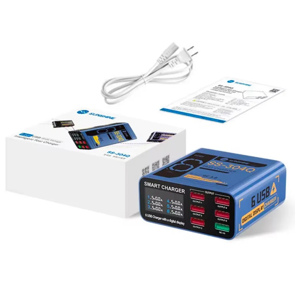 مولتی شارژ 6 پورت Sunshine SS-304Q طراحی جدید