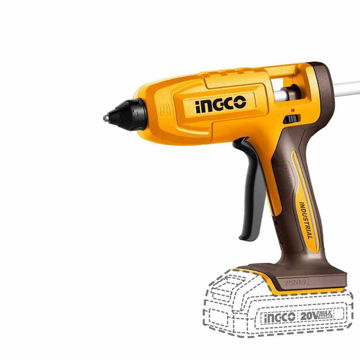تفنگ چسب حرارتی شارژی ۲۰ ولت اینکو مدل CGGLI2003