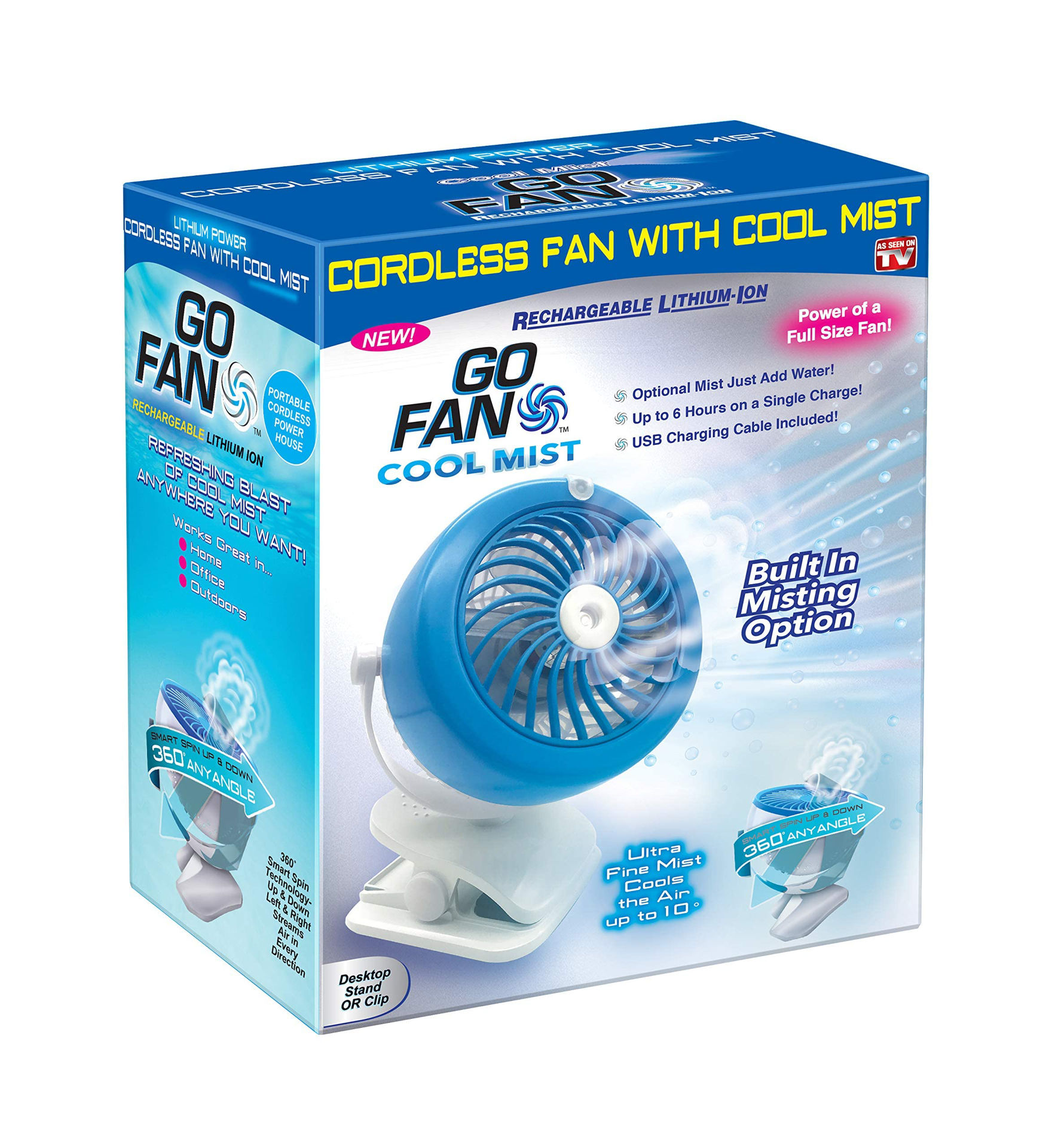 پنکه شارژی مدل Fan Cool Mist