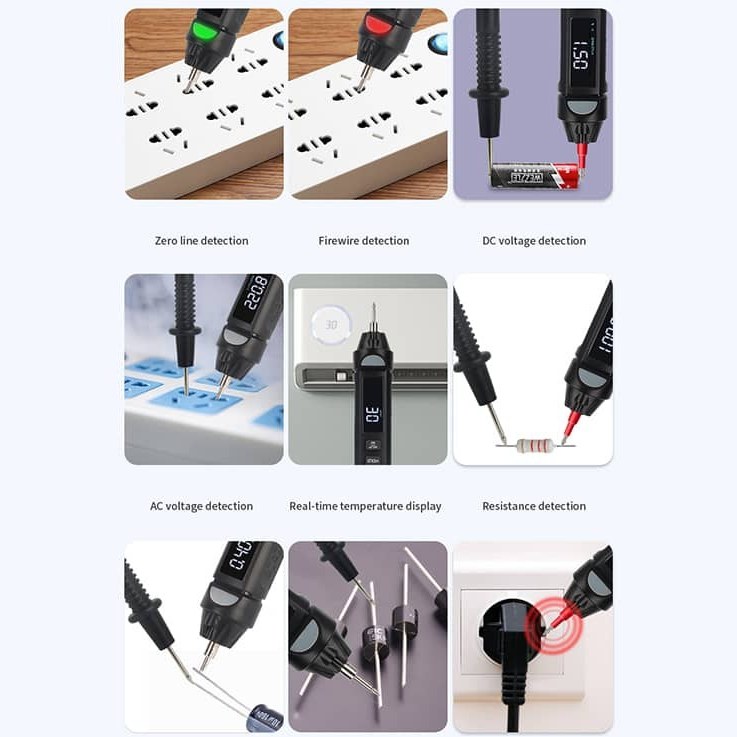 مولتی متر قلمی دیجیتال مکانیک مدل MECHANiC DM5 (ET8906 WINAPEX)