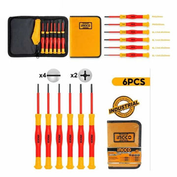پیچ گوشتی ریز اینکو مدل HKIPSD-0601 ست ۶ عددی