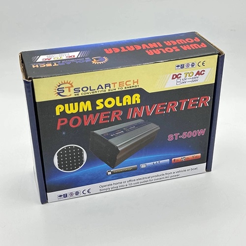 اینورتر مبدل برق خودرو 500 وات SOLARTECH سولارتک ST-500W
