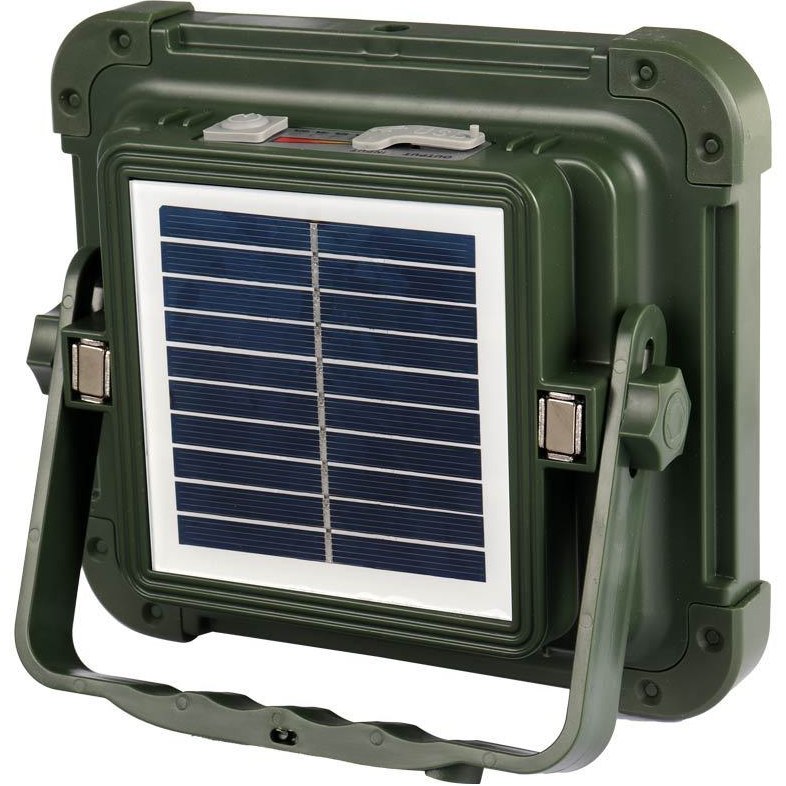 پروژکتور سیار شارژی و پاور بانک خورشیدی Solar LED Light D08