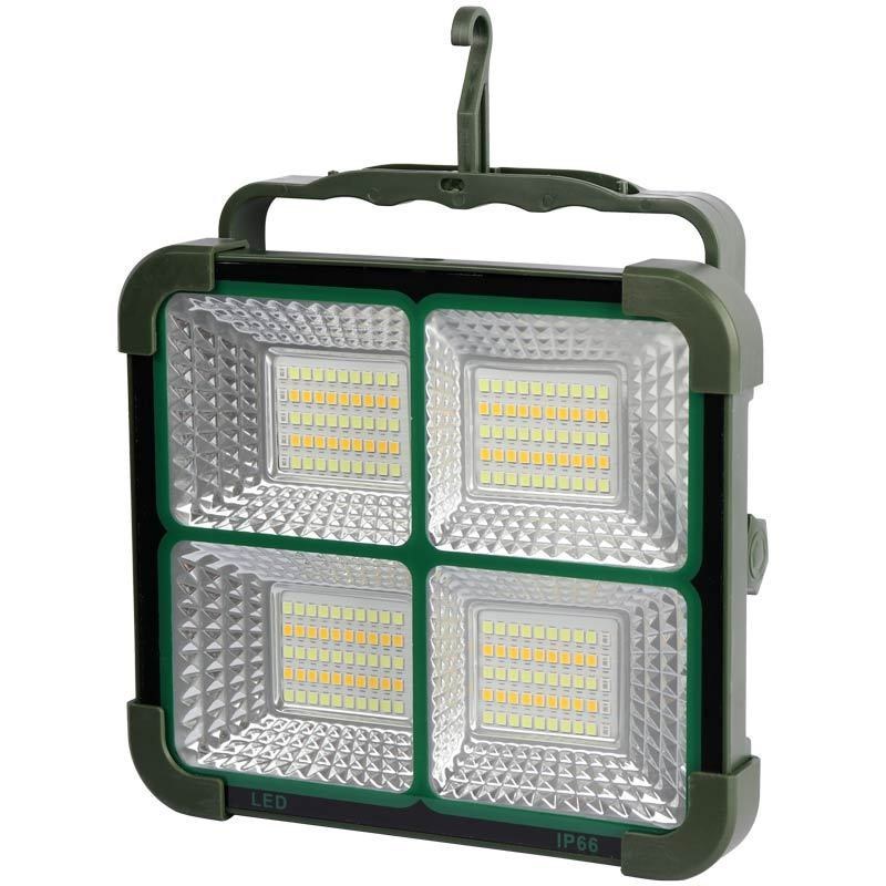 پروژکتور سیار شارژی و پاور بانک خورشیدی Solar LED Light D08