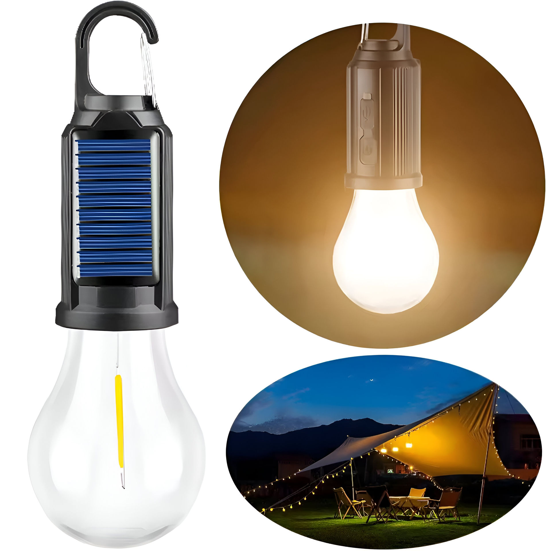 لامپ شارژی کمپی فیلامنتی مدل t01