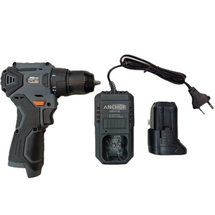 دریل شارژی براشلس 16/8 ولت تک باتری وینز wynns