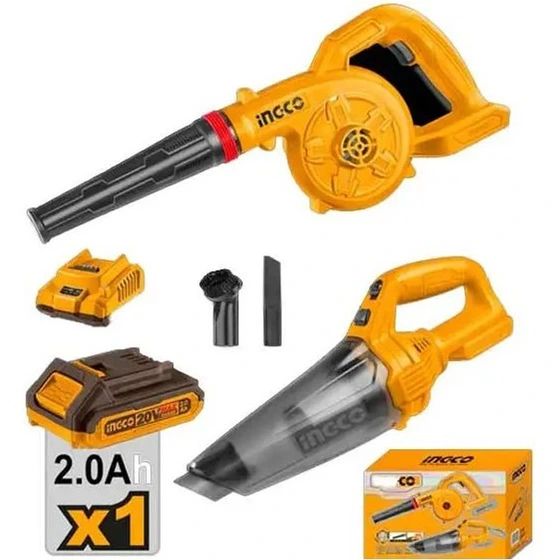 ست دو عددی دمنده و جارو برقی شارژی اینکو مدل COSLI240998