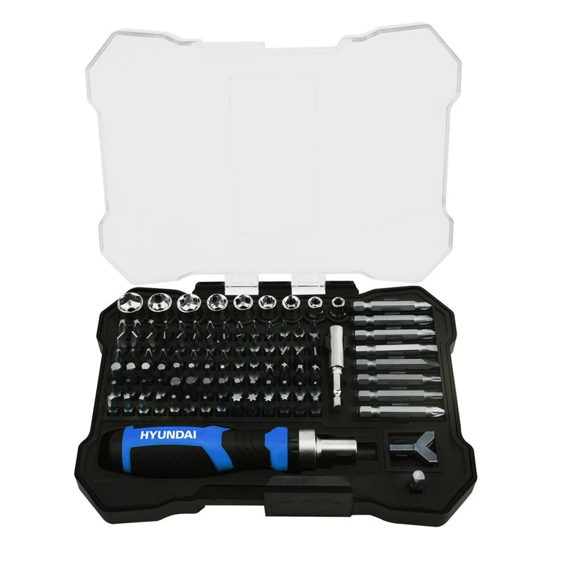 ست سر پیچ‌گوشتی 105پارچه هیوندای مدل HC-105B